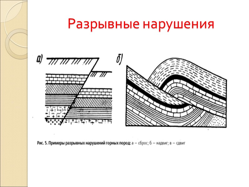 Разрывные нарушения